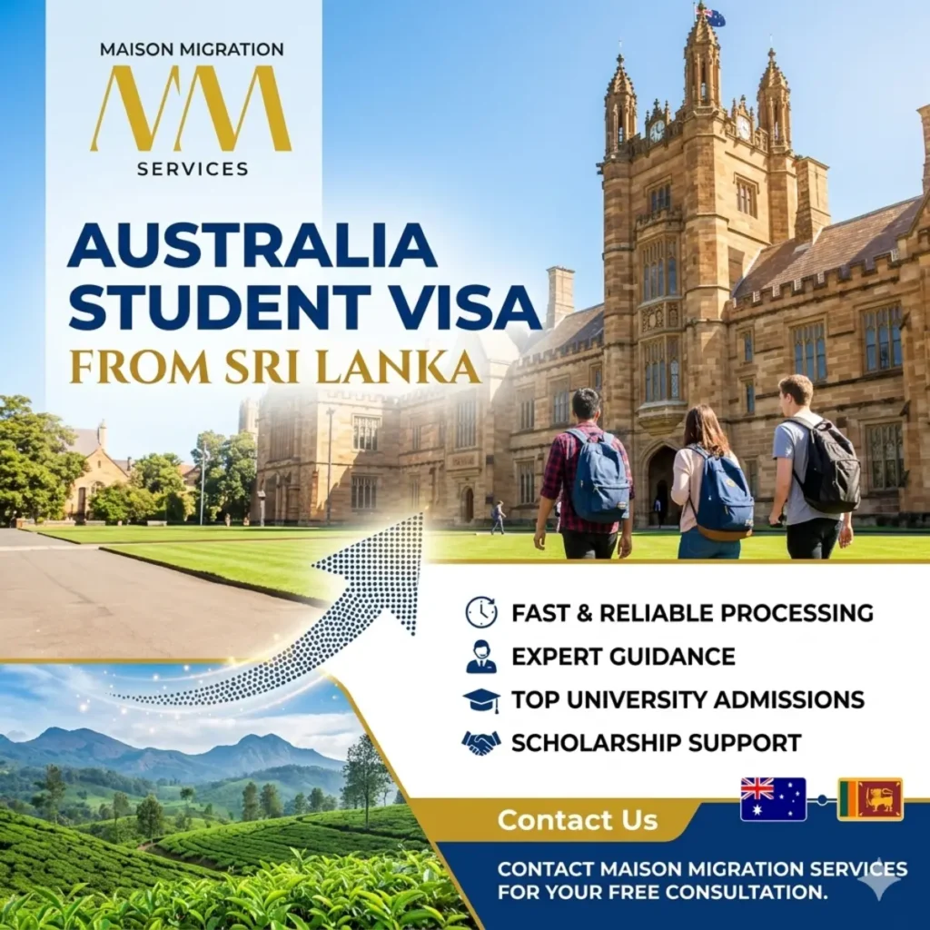 Australia Student Visa Sri Lanka 2026: Complete Guide for Requirements, Process & Success