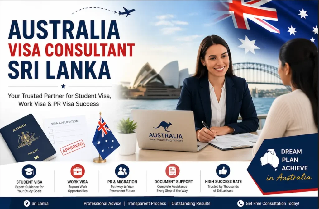Australia Visa Consultant Sri Lanka: Complete Guide for Student & PR Visa Success (2026)