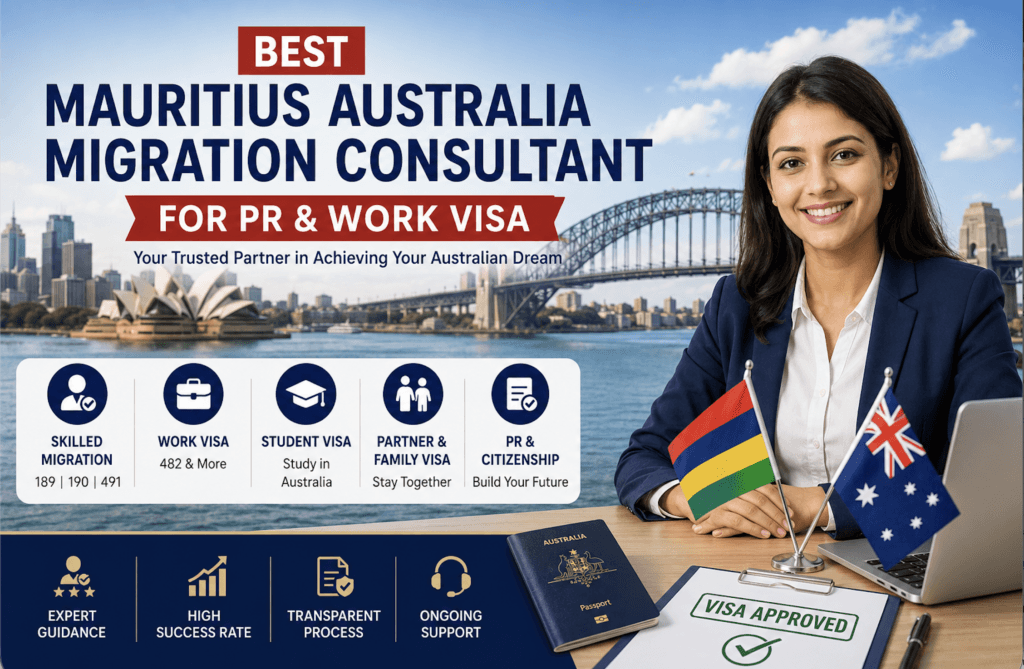Best Mauritius Australia Migration Consultant for PR & Work Visa